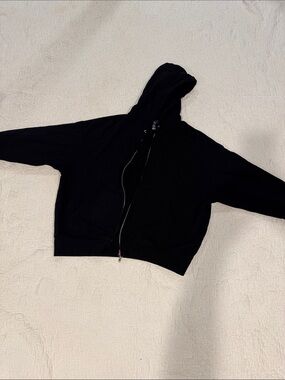 H&M Black Men's Zip-Up Hoodie